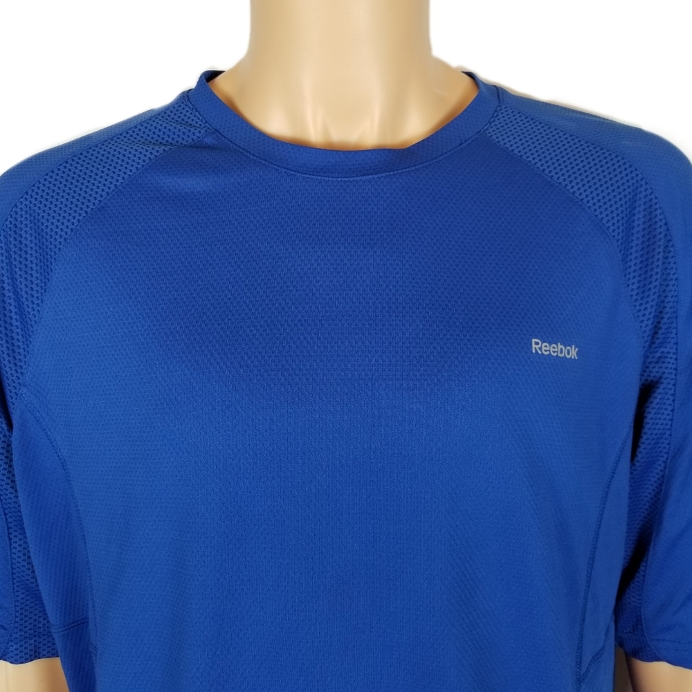 Reebok Mens Compression Shirt Sz 2XL Blue Stretch